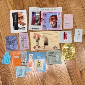 15 pc mixed makeup and skincare sample set